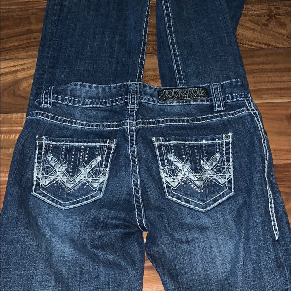 ROCK&ROLL COWGIRL Mid Rise Jeans